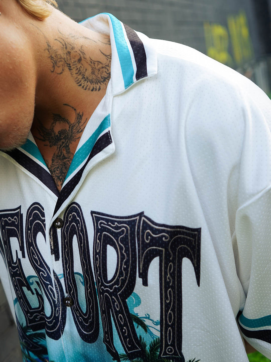 Resort Paradise Button Down Jersey
