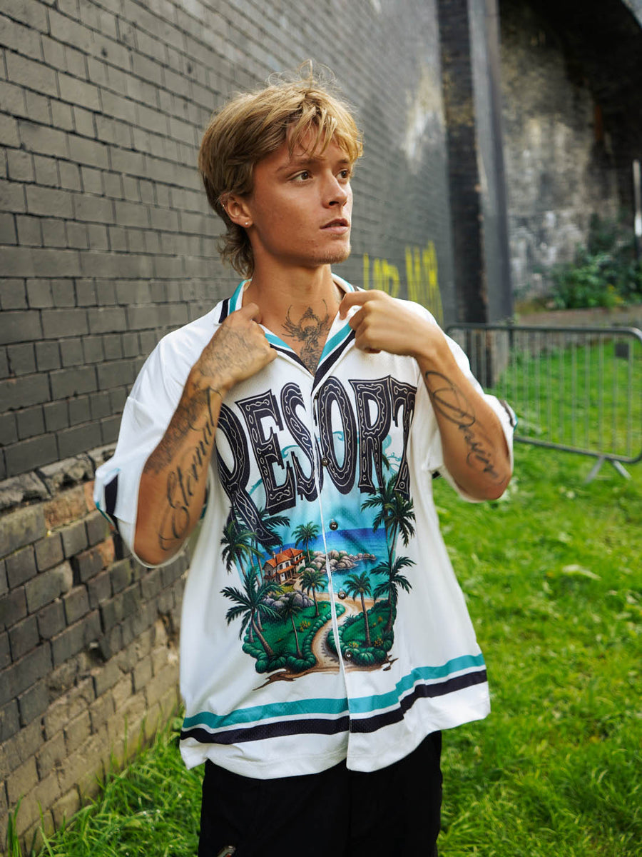 Resort Paradise Button Down Jersey
