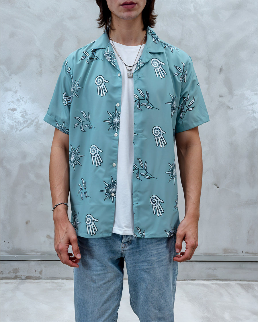 Ocean Spiral Resort Collar Shirt