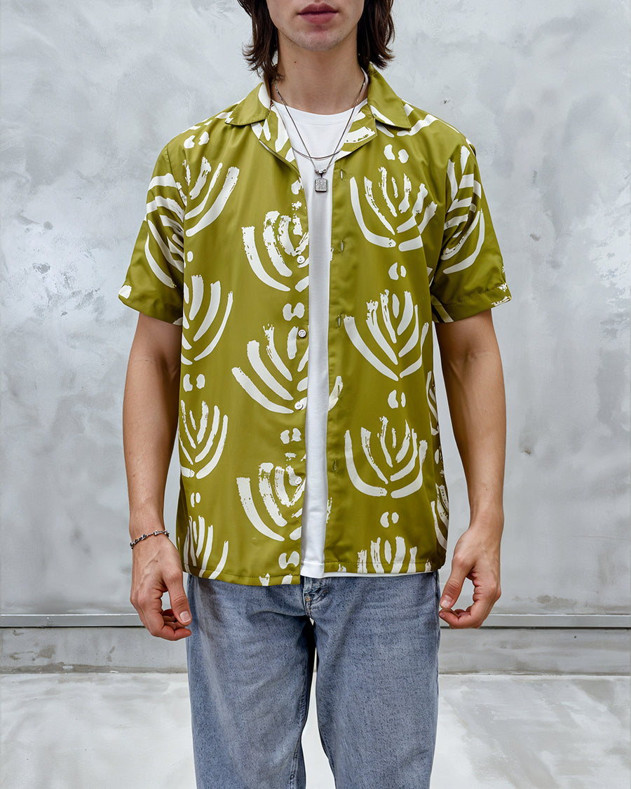 Tropical Drift Resort Collar Shirt