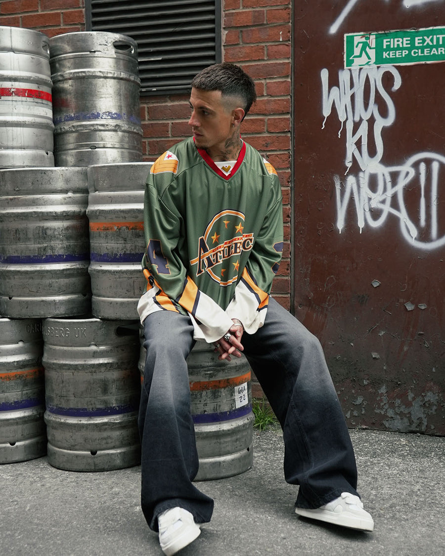Athletic Dynasty Jersey – Olive Green Streetwear