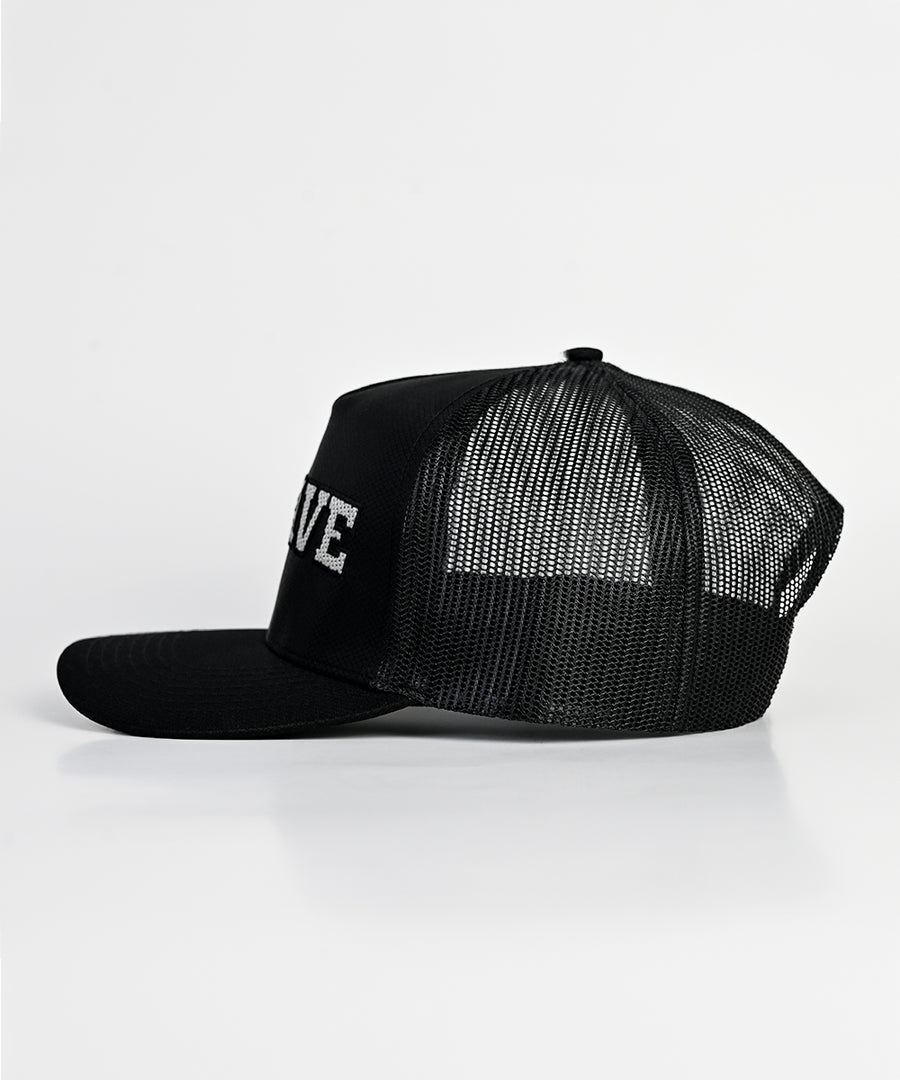 Weave Wardrobe Weave Blackout Trucker Hat Weave Wardrobe 