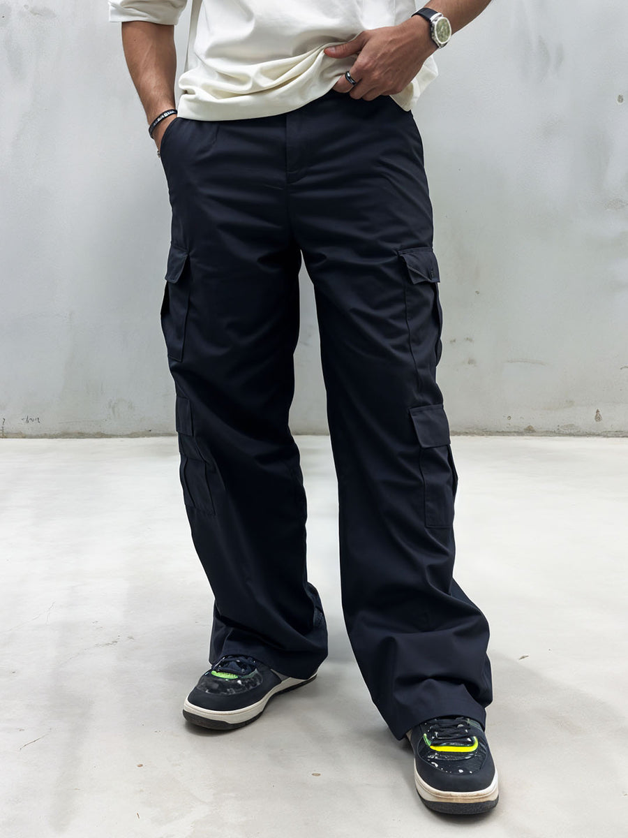 UNISEX Urban Edge Black Cargo Pants