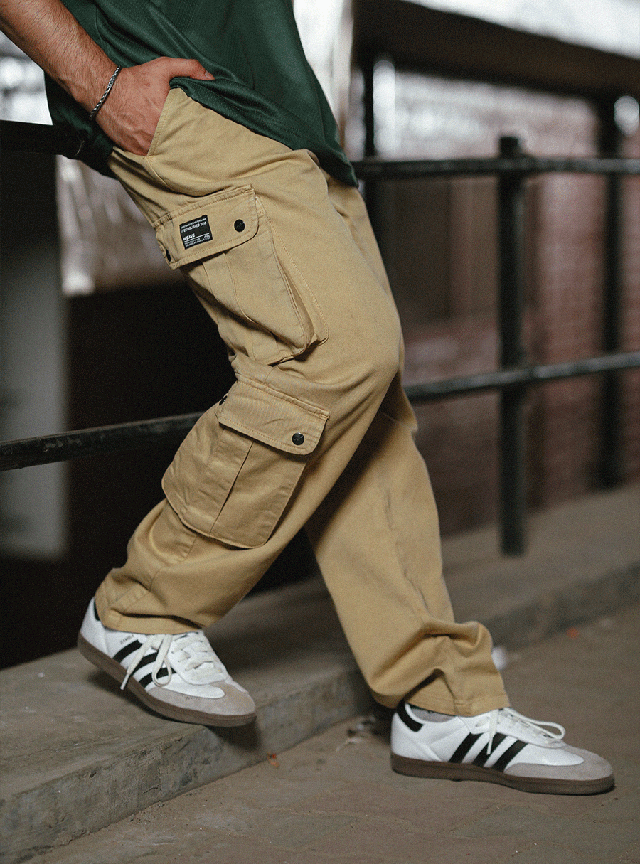 UNISEX Sandstone Cargo Pant | Weave Wardrobe