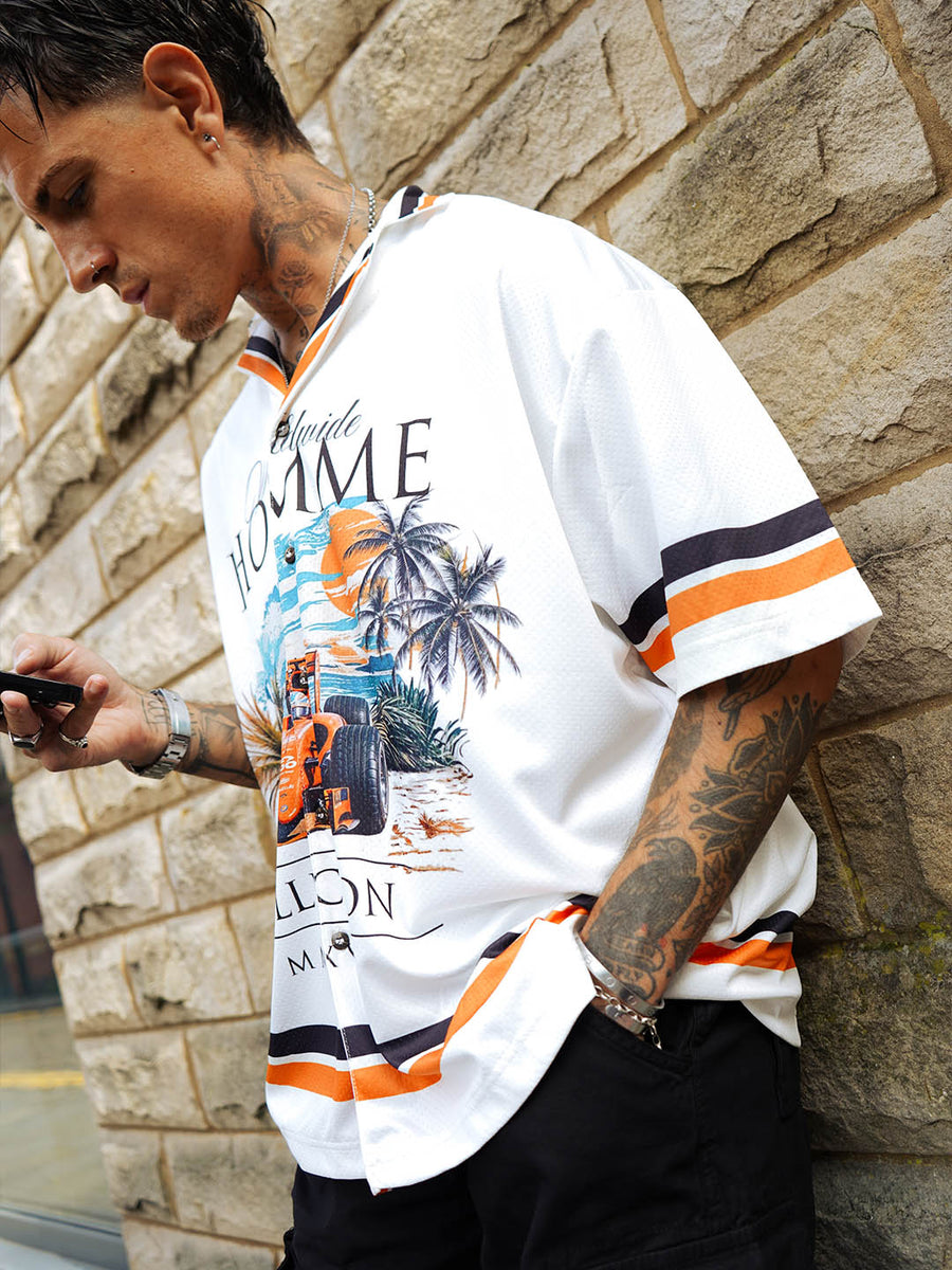 Homme Coastline Button Down Jersey