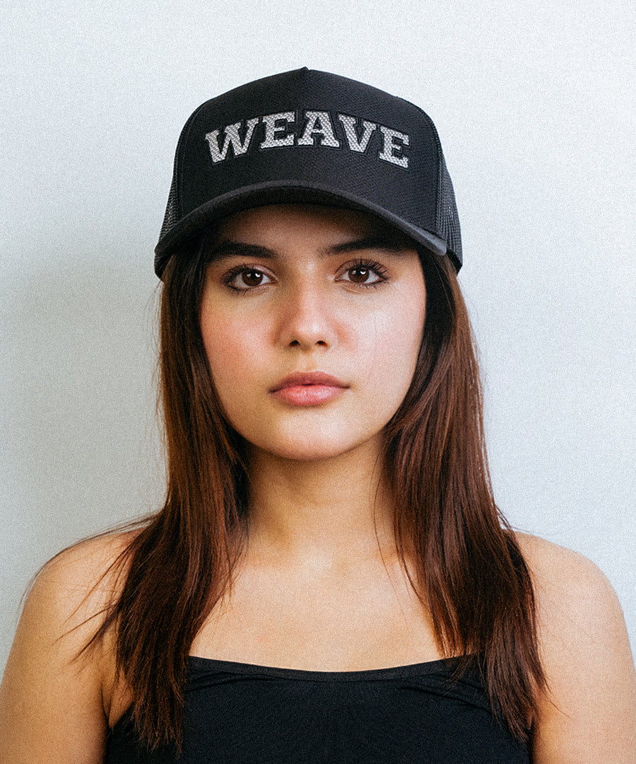 Weave Wardrobe Weave Blackout Trucker Hat Weave Wardrobe 