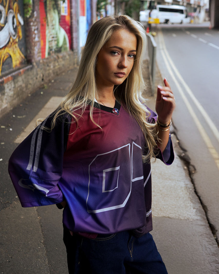 Unisex Fade Flex: Multi-Color Oversized Streetwear Jersey