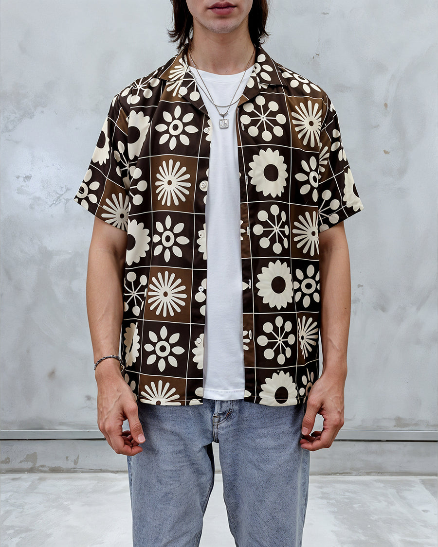 Golden Aura Resort Collar Shirt