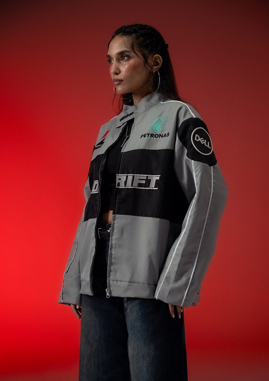 Unisex DRIFT Grey Racer Jacket