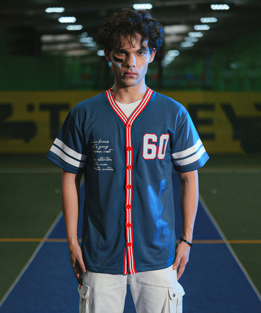 UNISEX Epic 60 Retro Stripe Baseball Jersey - Main Image