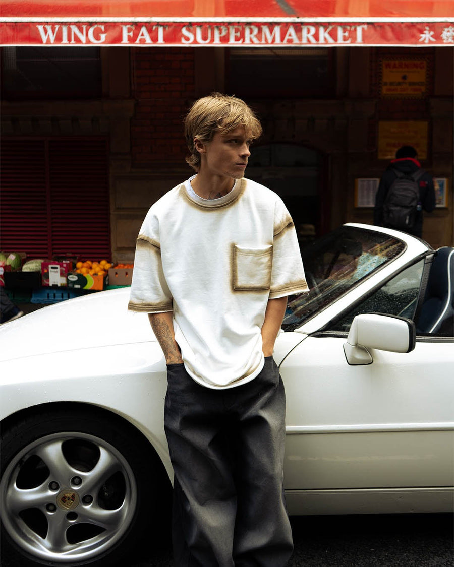 Smoke Trail Terry Oversized Tee