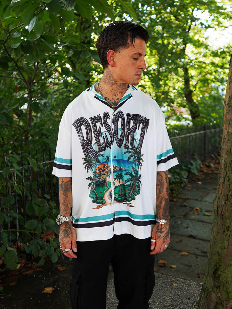 Resort Paradise Button Down Jersey