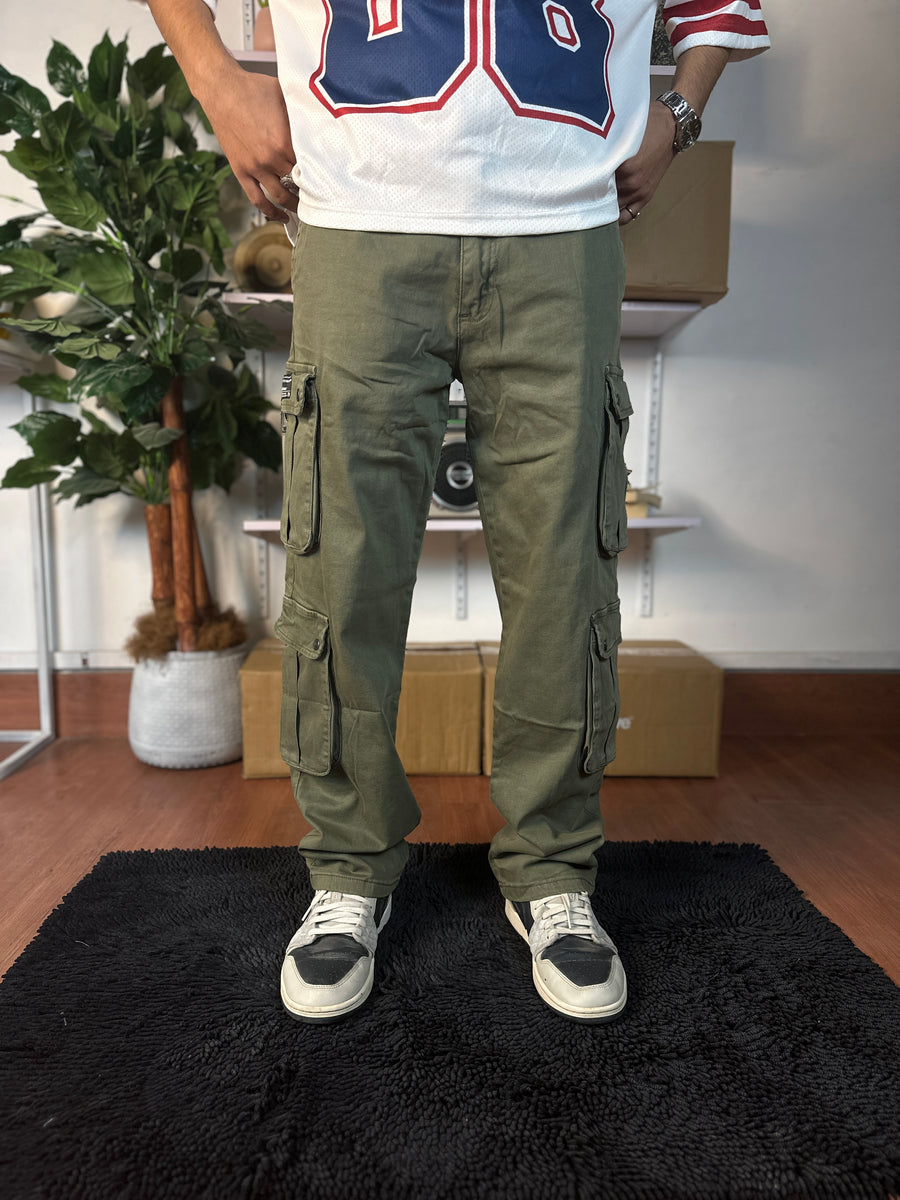 UNISEX Olive Drab Cargo Pant | Weave Wardrobe