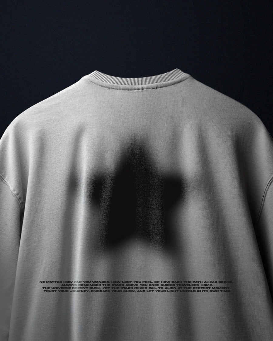 Manifesto Oversized Tee – Ash Grey