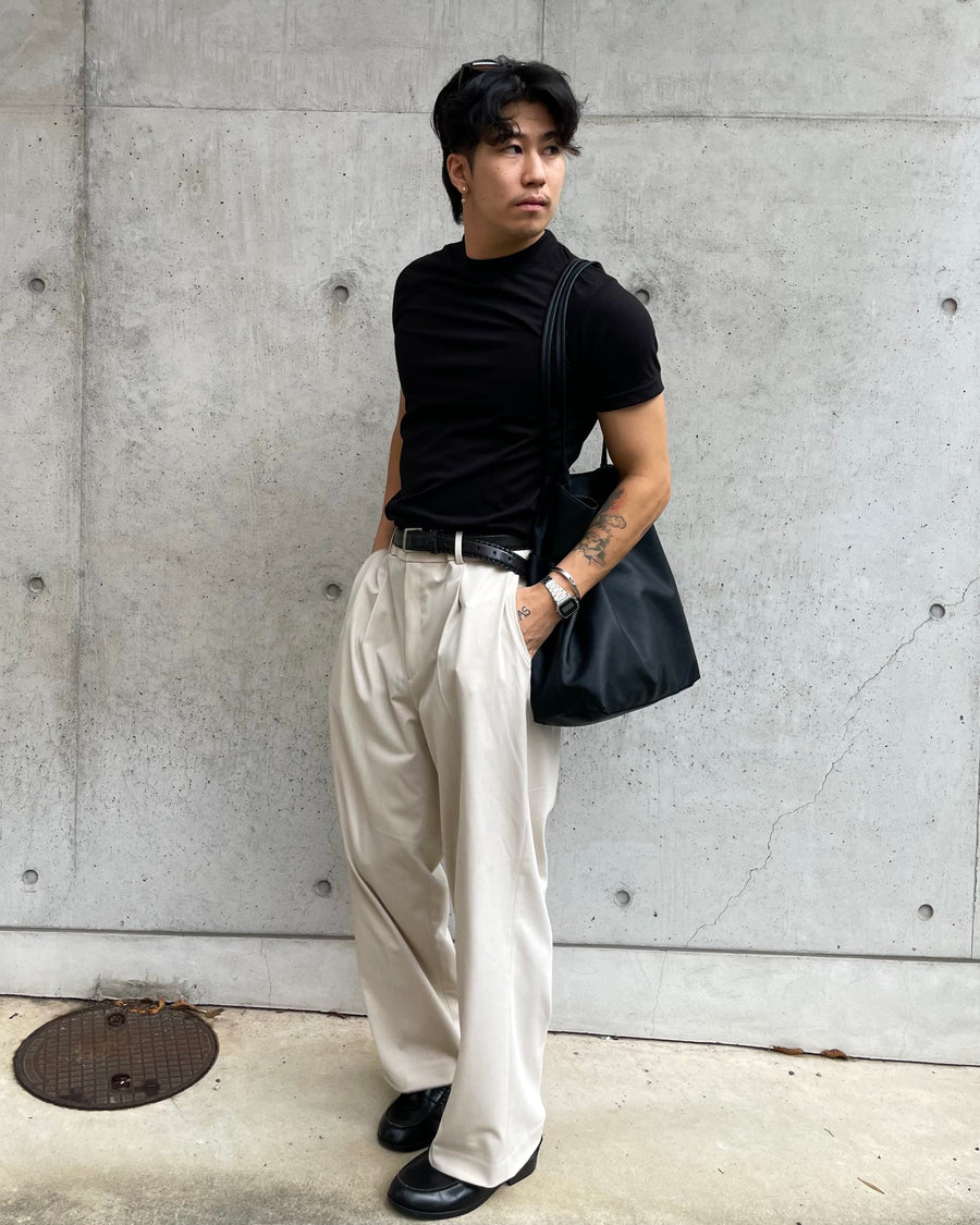 Unisex Jet Black Essential Basic Tee – Weave Basics